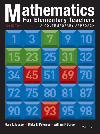 Mathematics for Elementary Teachers A Contemporary Approach 10th ...